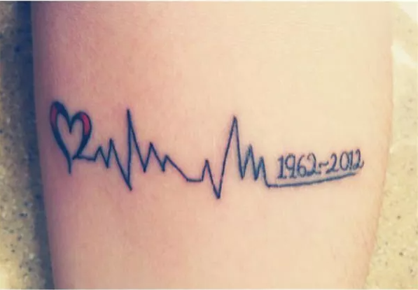 HEARTBEAT MEMORIAL TATTOO